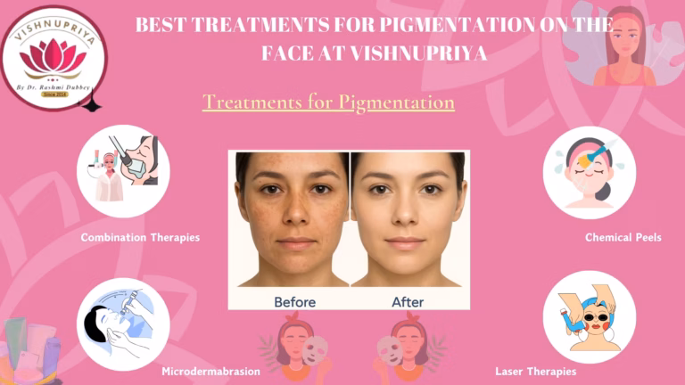Pigmentation on the face